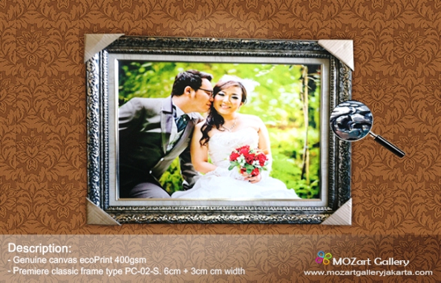 cetak foto kanvas dan bingkai